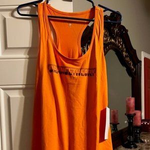 Orange Racerback Tank